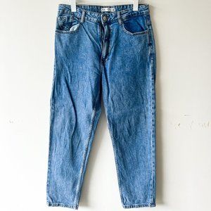 Zara distressed boyfriend jeans size 10